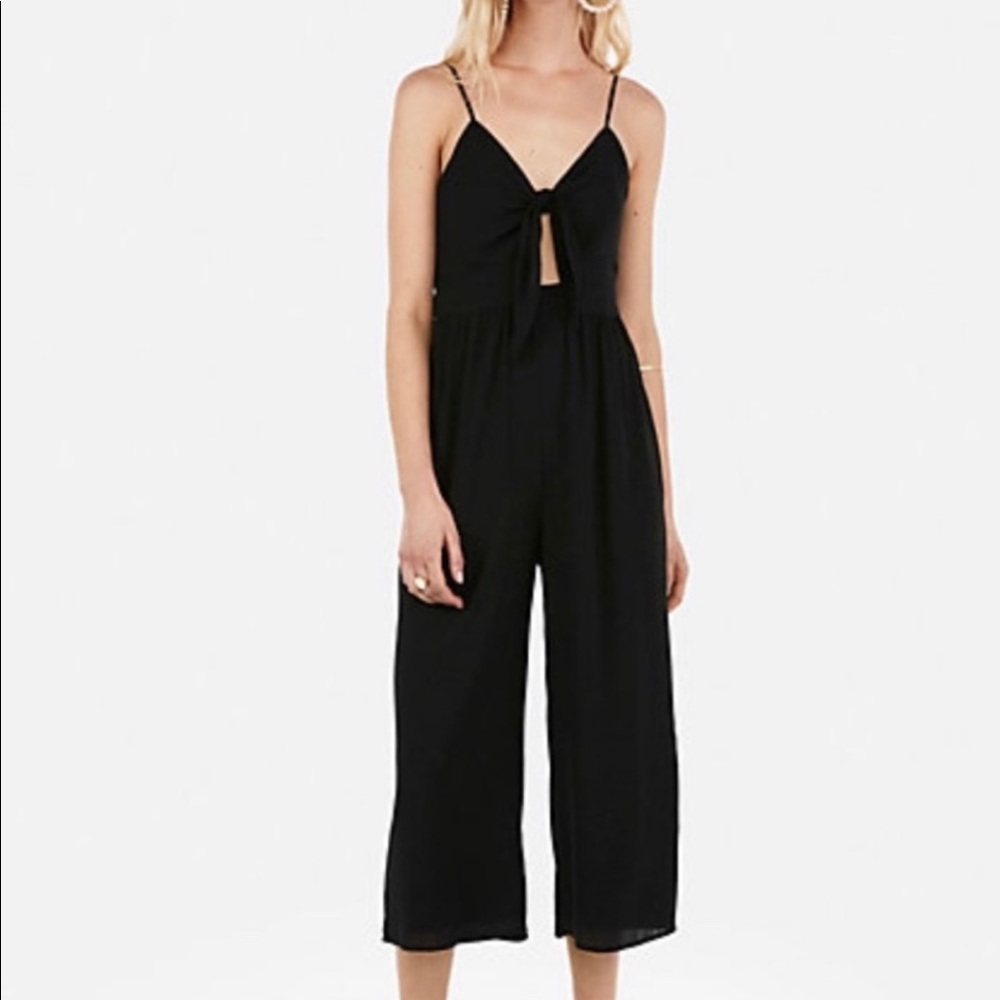 EXPRESS Tie Front Romper NWT